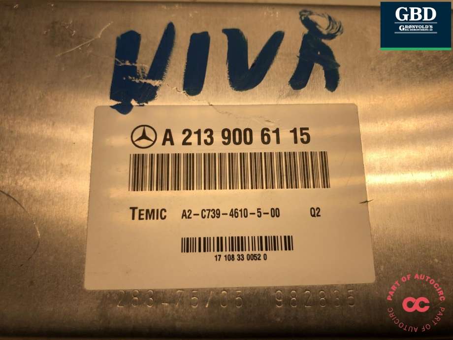 Styreenhet nivå/luftfjæring til Mercedes E-Klasse 2016-2023 (W213) (W213) (A 213 900 61 15|A 213 900 62 31|)