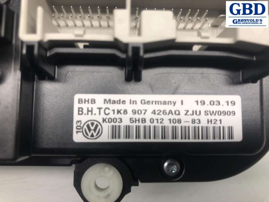 VW Caddy, 2015-2020 (Type III, Fase 3) (1K8 907 426 AQ)