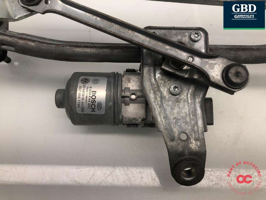 Viskermotor frontrute komplett m/overføring til VW Jetta 2011-->>  (5C7 955 601 B| 5C7 955 023 B|5C7 955 601| 5C7 955 113 E|5C7 955 113 A)