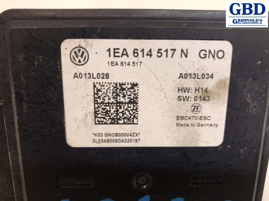 VW ID.3, 2020- (1EA 614 517 AA|1EA 614 517 N)