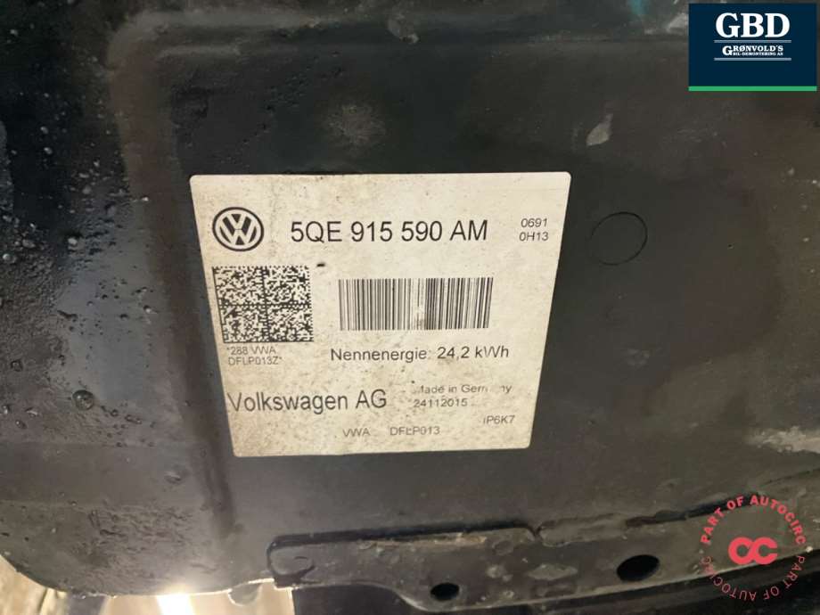 VW e-Golf, 2014-2017 (Fase 1) (18|5QE 915 590 AT|5QE 915 590 BC)