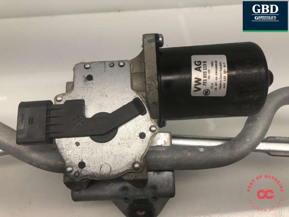 Viskermotor frontrute komplett m/overføring til VW Transporter / Caravelle 2015-2019 (T6) (T6) (7E1 955 113 D|7E1 955 113 B|)