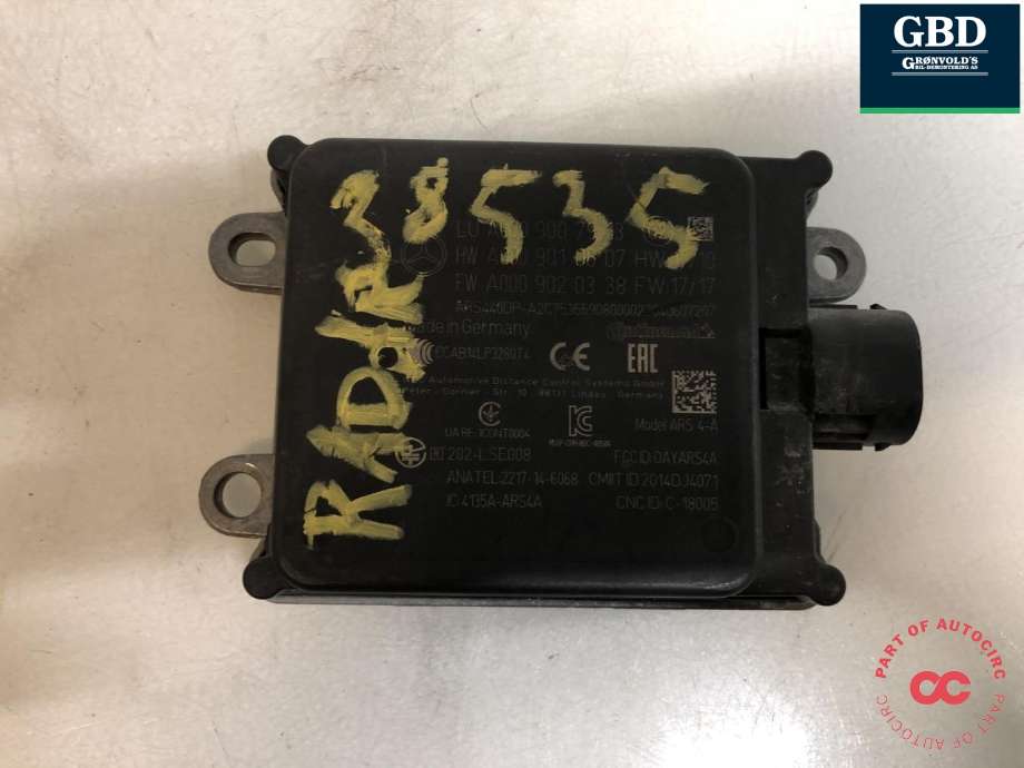 Sensor radar til Mercedes EQC 2019-->>  (A 000 900 28 39|A 000 900 79 13|)