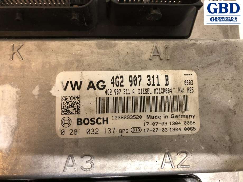 Audi A6, 2014-2018 (Type IV, Fase 2) (C7) (BOSCH|4G2 907 311 B|281 032 137)