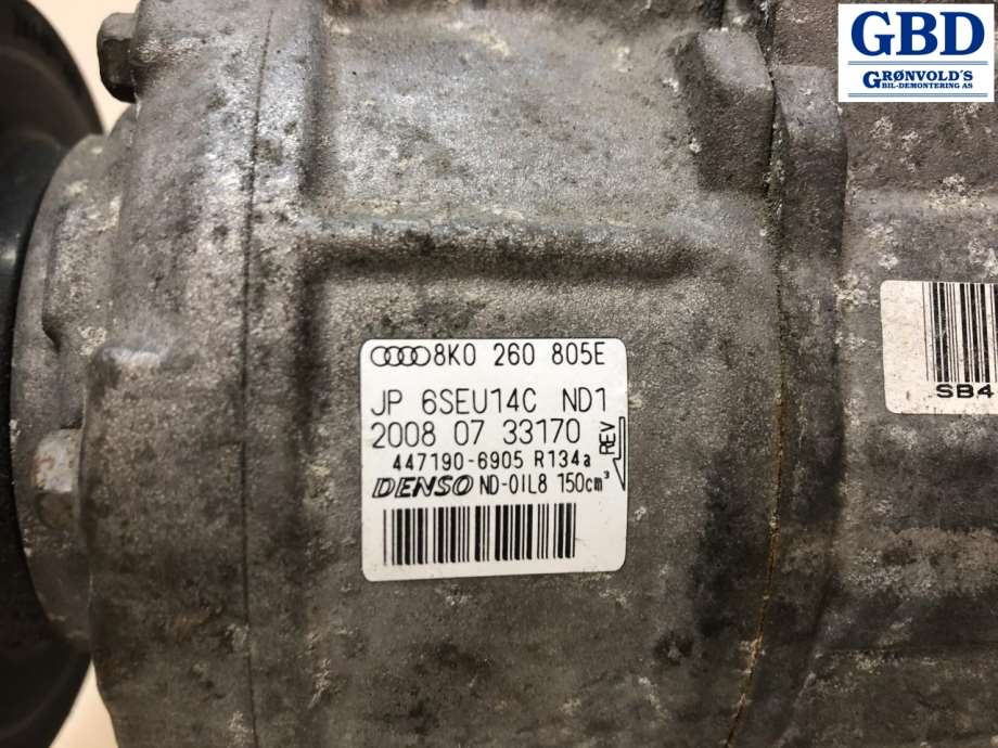 Audi A4, 2007-2014 (Type IV) (B8) (DENSO|8K0 260 805 L|8K0 260 805 E)