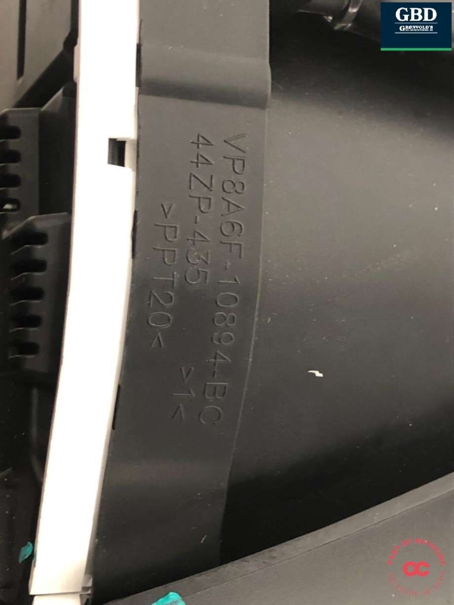 Instrumentpanel til Ford Fiesta 2013-2017 (Type VI, Fase 2)  (2086524|CUBT-10849-EAX|)