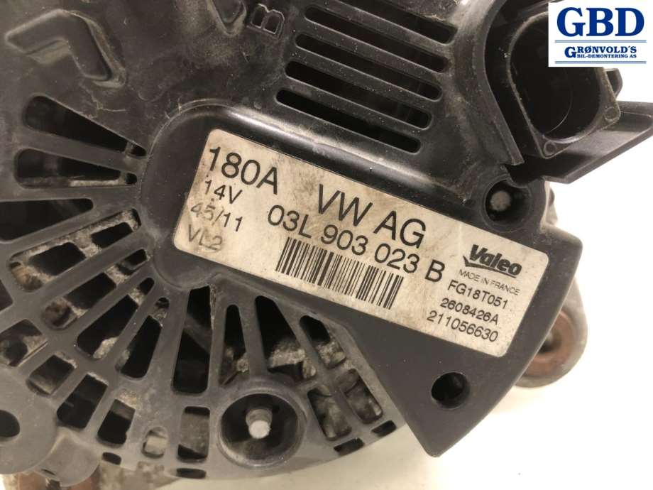 VW Passat, 2011-2015 (B7) (VALEO|03L 903 023 B|03L 903 023 BX)