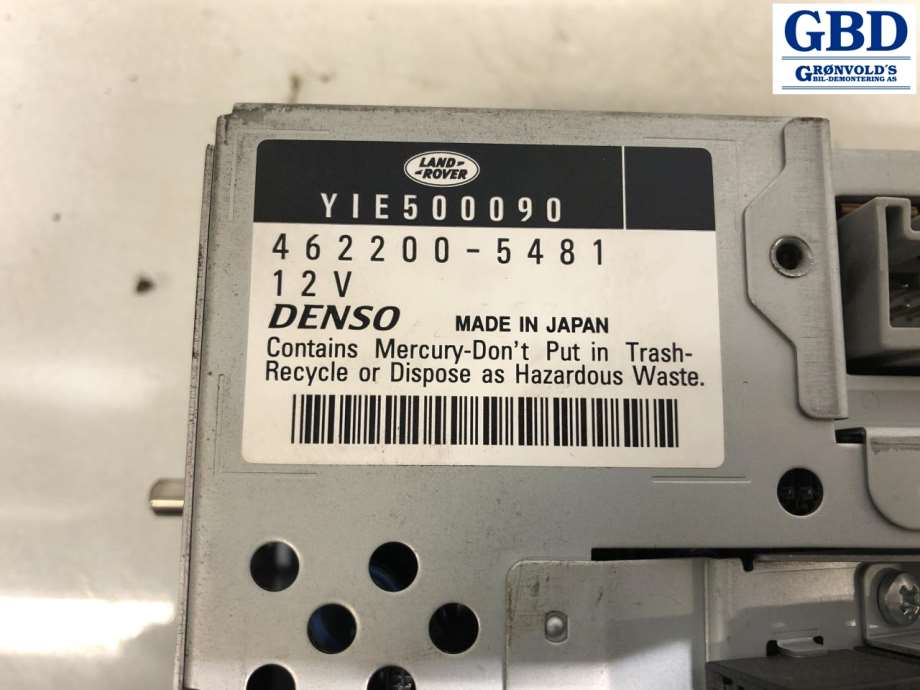 Land Rover Discovery, 2005-2009 (Type III) (DENSO|LR012984| 9H2210E889AA|YIE500150| 8H2210E889AB|YIE500090| 462200-5481)