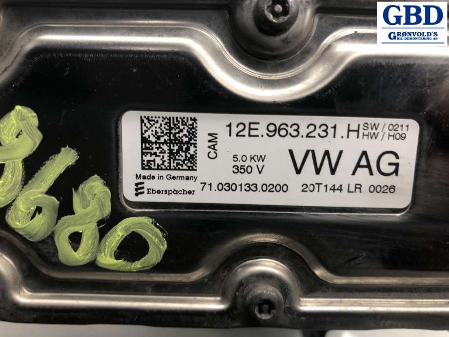 VW E-Up, 2019- (12E 819 013 G|12E 819 013 F|12E.963.231.H)