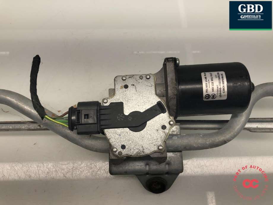 Viskermotor frontrute komplett m/overføring til VW Transporter / Caravelle 2015-2019 (T6) (T6) (7E1 955 113 D|7E1 955 603 B| 7H1 955 603 A|7E1 955 113 B)