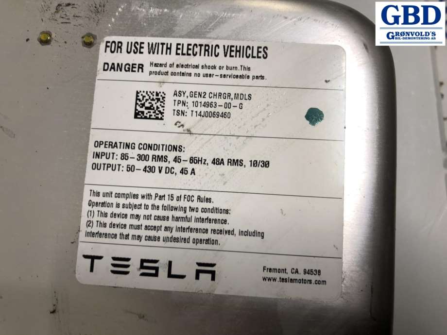 Tesla Model S, 2013-2016 (Fase 1) (1014963-00-C|1014963-00-G)