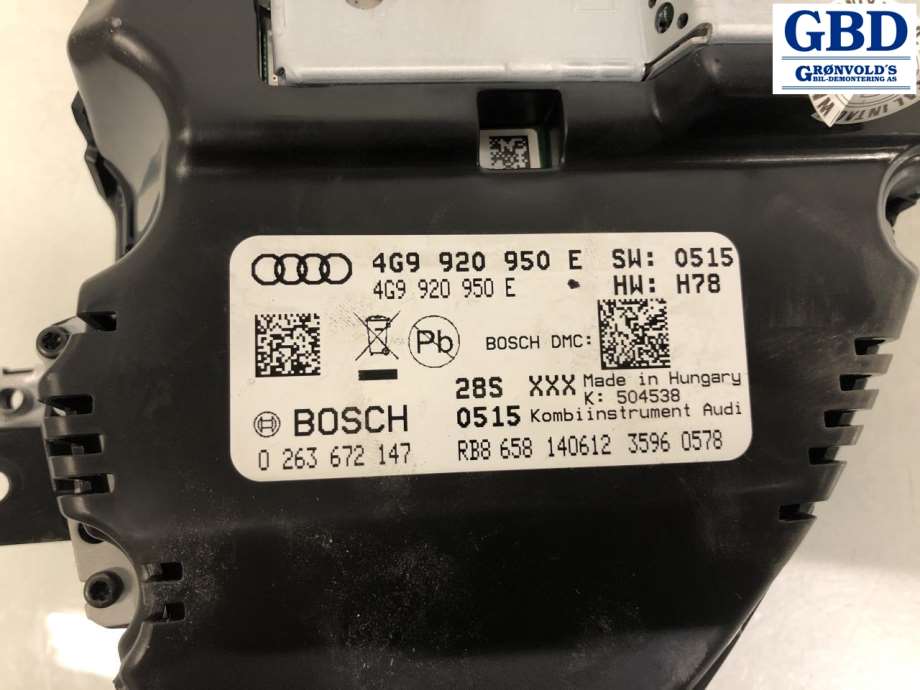 Audi A6, Allroad, 2012-2014 (Type III, Fase 1) (C7) (4G9 920 950 EX|4G9 920 950 E)