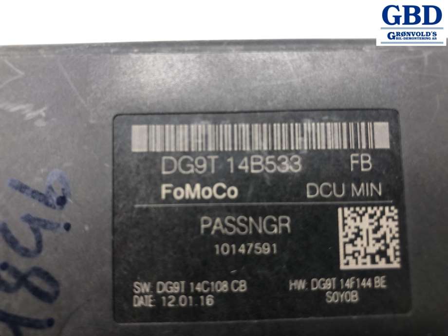 Ford Mondeo, 2014-2019 (Type V, Fase 1) (FOMOCO|2457417|DG9T-14B533-FD)