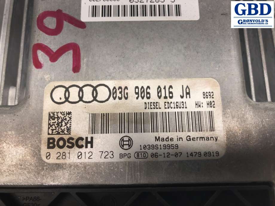 Audi A4, 2004-2008 (Type III) (B7) (03G 997 057 DX|03G 906 016 JA)