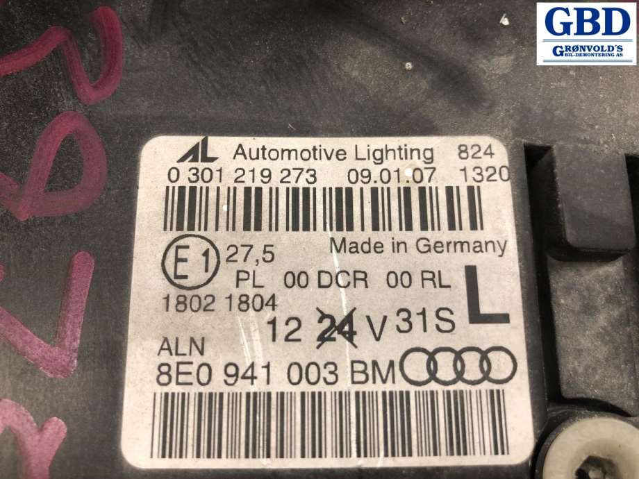 Audi A4, 2004-2008 (Type III) (B7) (8E0 941 029 BM|8E0 941 003 BM)