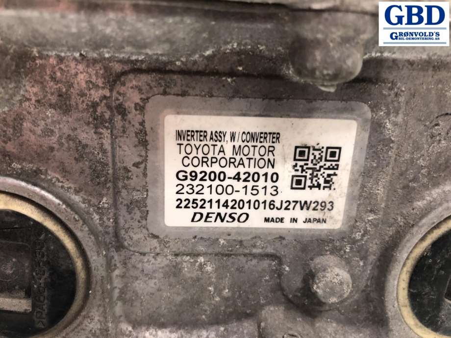 Toyota RAV4, 2016-2019 (Type IV, Fase 2) (DENSO|G92A042040|G9200-42010)