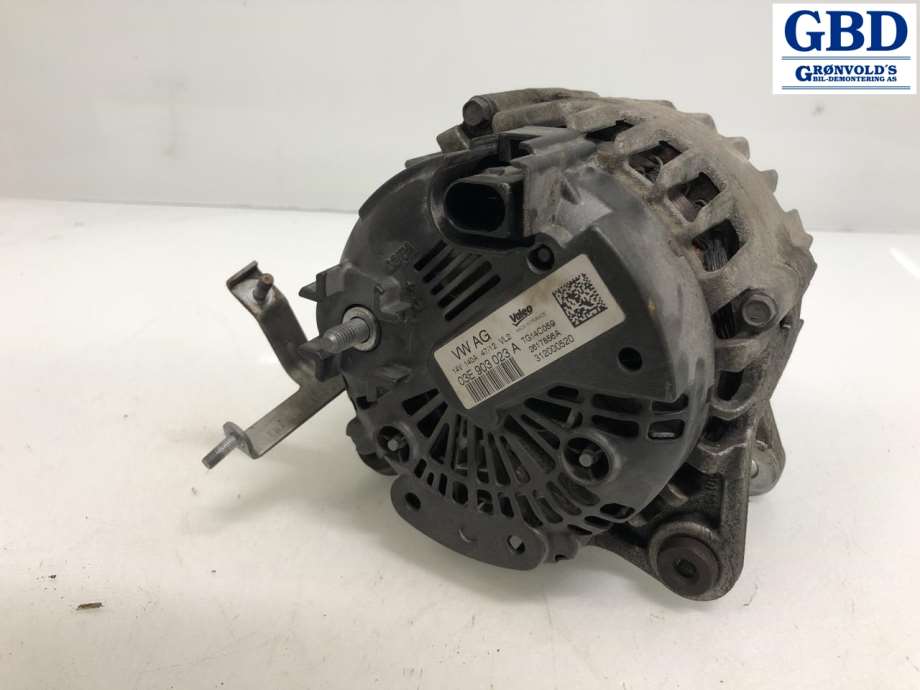 VW Polo, 2009-2014 (Type V, Fase 1) (VALEO|03E 903 023 A|03E 903 023 AX)