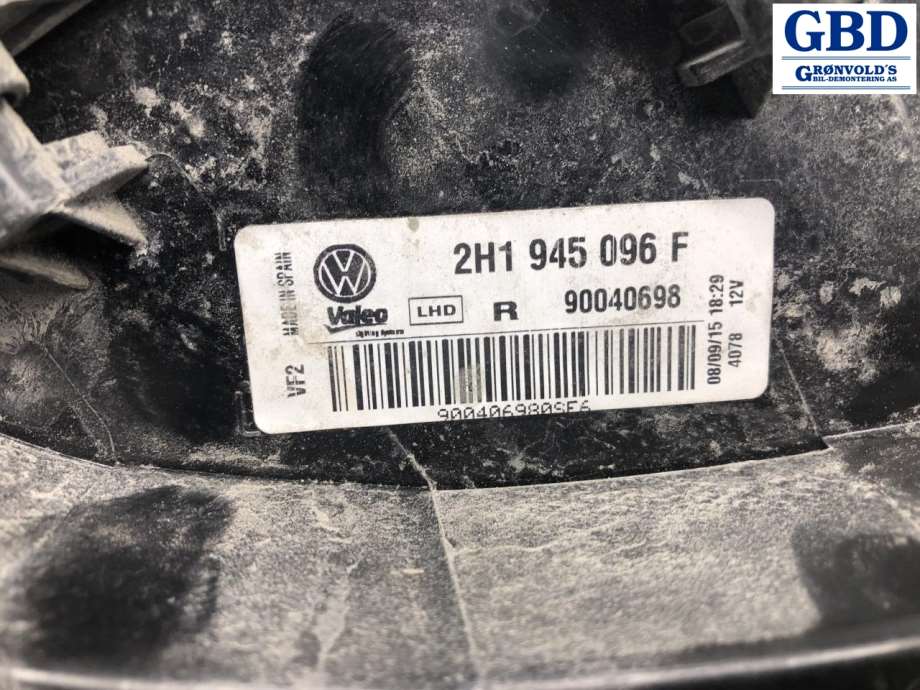 VW Amarok, 2010-2016 (Type I, Fase 1) (VALEO|2H1 945 096 P|2H1 945 096 F)