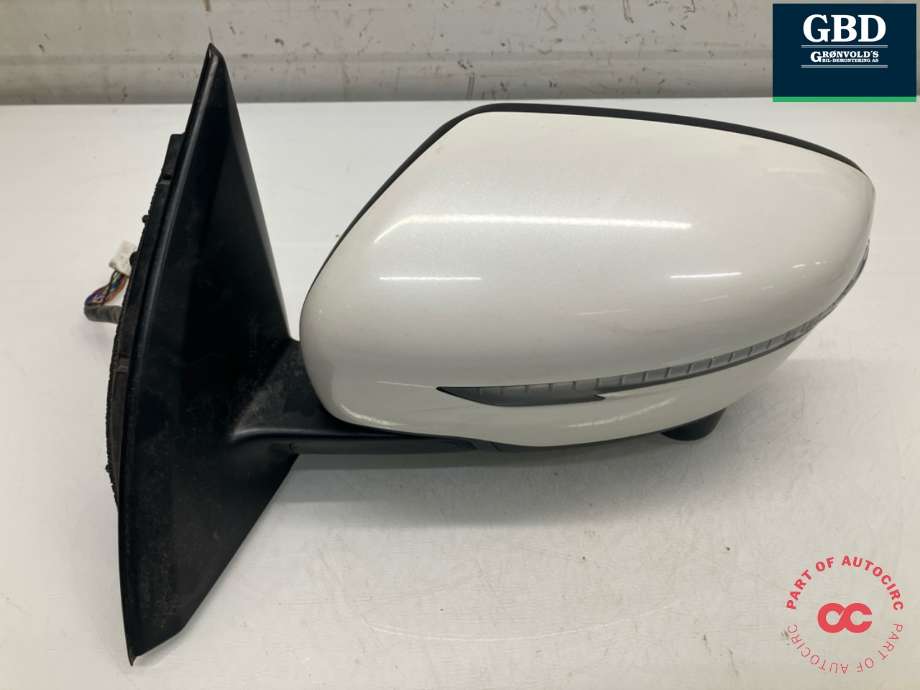 Speil venstre til Nissan Qashqai 2014-2021 (Type II) (963024EH8D|963024EH8B|)