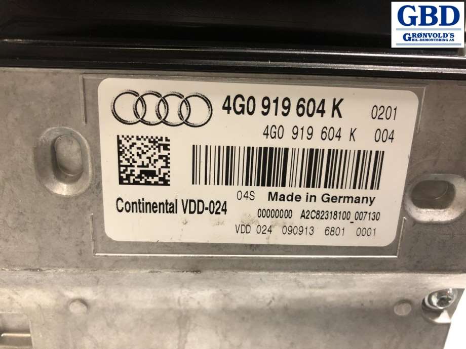 Audi RS6, 2013-2018 (4G0 919 604 K)