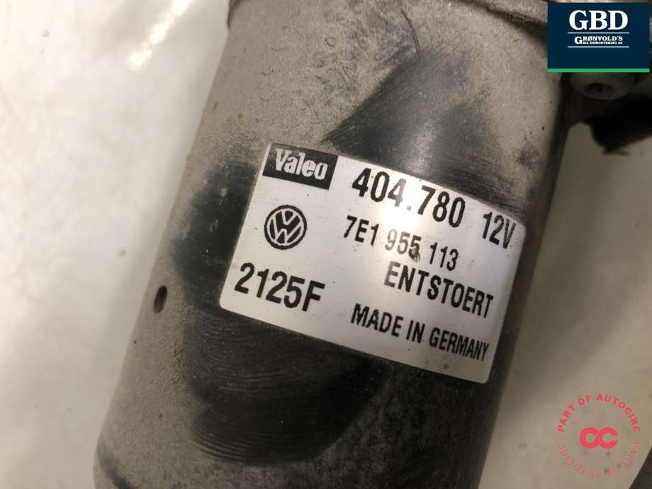 Viskermotor frontrute komplett m/overføring til VW Transporter / Caravelle 2003-2009 (Fase 1) (T5) (T5) (7E1 955 113 D| 7E1 955 113|7E1 955 603 B| 7H1 955 023B|4E1 955 113)