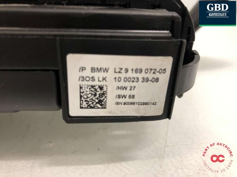 Switch, Multi-function til BMW X6 2008-2014 (E71/E72) (E71/E72) (61 31 9 169 072|61 31 9 122 509|9 169 072-05| 9 122 509-04)