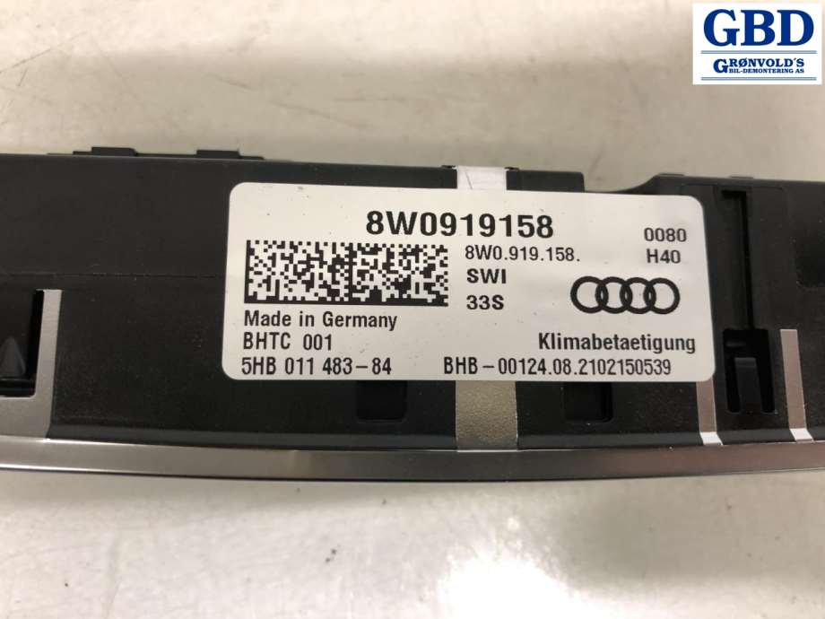 Audi Q4 e-tron, 2021- (8W0 919 158)