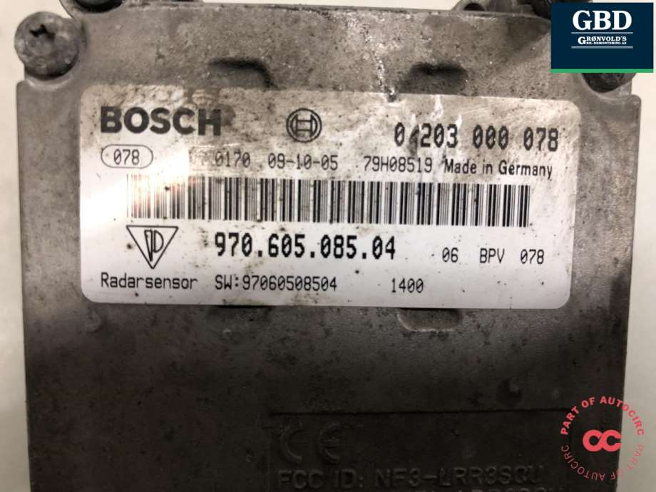 Porsche Panamera, 2009-2017 (Type I, 970) (BOSCH|970 605 085 10|970.605.085.04)