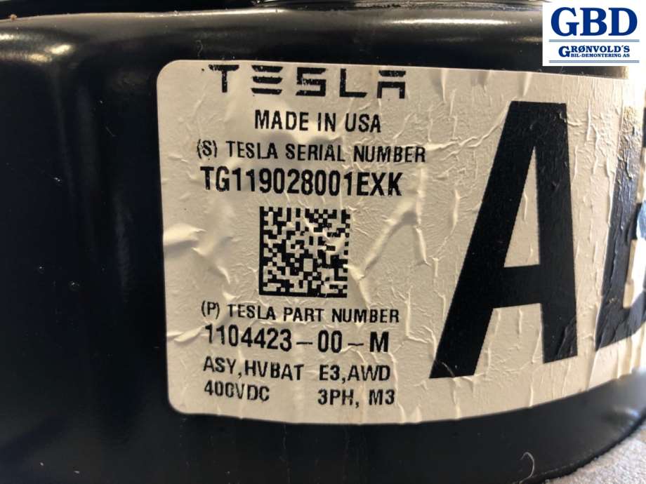 Tesla Model 3, 2018-2023 (Fase 1) (NO PART ID|1104423-00-M)