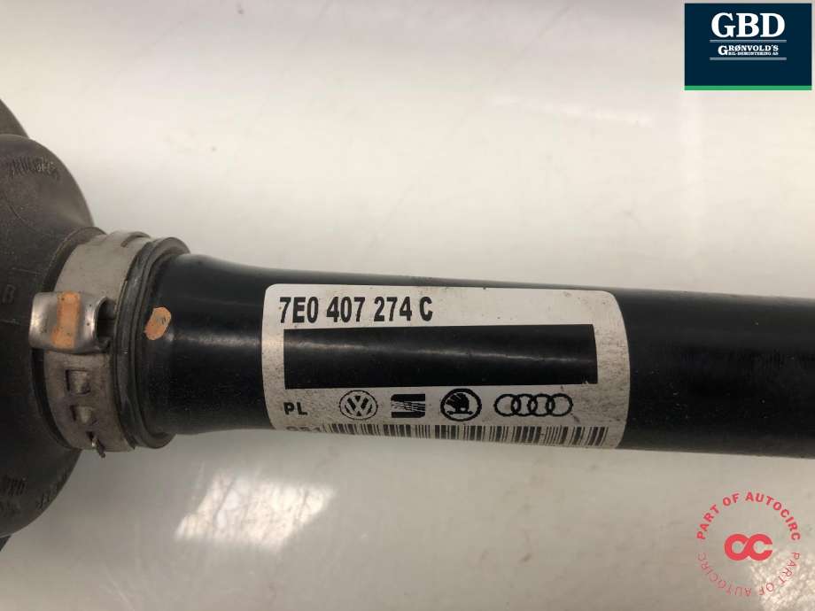 Drivaksel venstre foran, diesel/manuell til VW Transporter / Caravelle 2015-2019 (T6) (T6) (7LA 407 271 B|7E0 407 274 G| 7E0 407 451 FX|7E0 407 274 C)