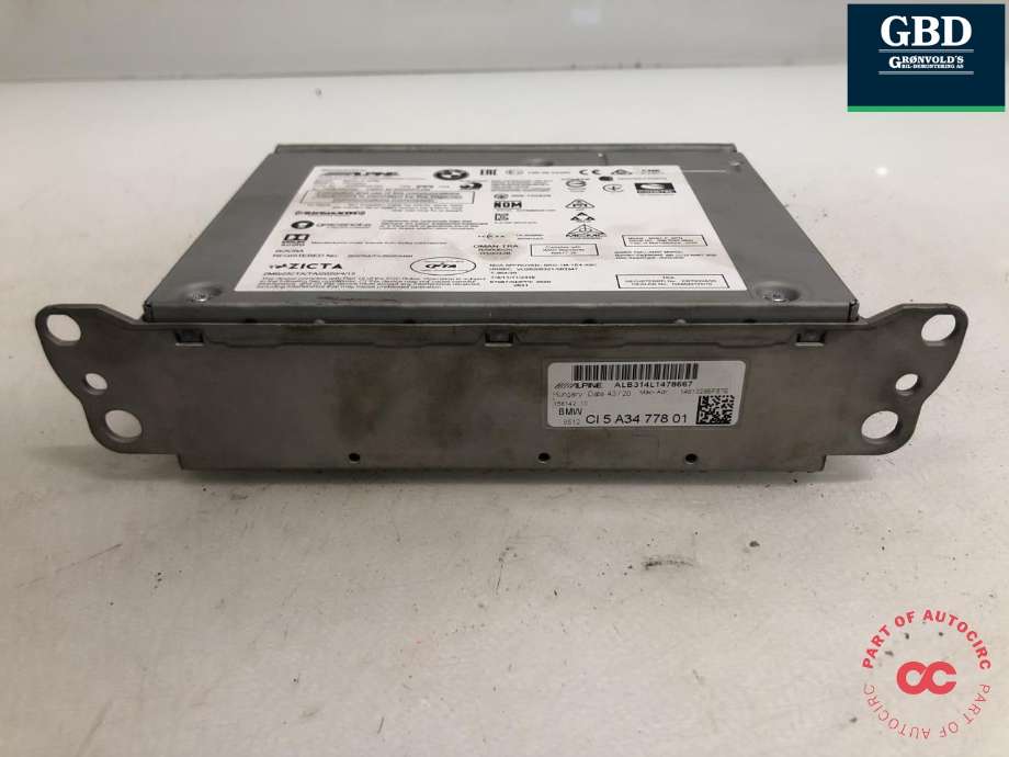 Bilstereo diverse til BMW 3-Serie 2018-->> (G20) (G20) (65 12 5 B33 F84|65 12 5 A8F 4A8|65 12 5 A84 B43| 65 12 5 A7C AA1)