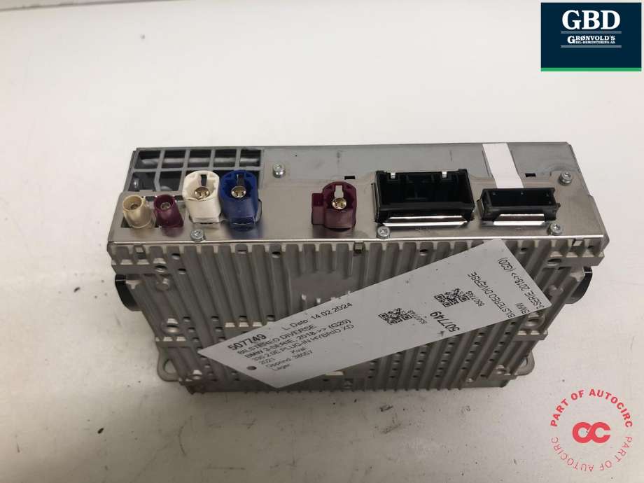 Bilstereo diverse til BMW 3-Serie 2018-->> (G20) (G20) (65 12 5 B33 F84|65 12 5 A8F 4A8|65 12 5 A84 B43| 65 12 5 A7C AA1)