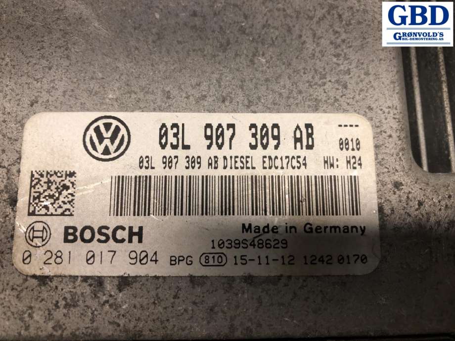 VW Amarok, 2010-2016 (Type I, Fase 1) (03L 906 012 AA|03L 907 309 AB)