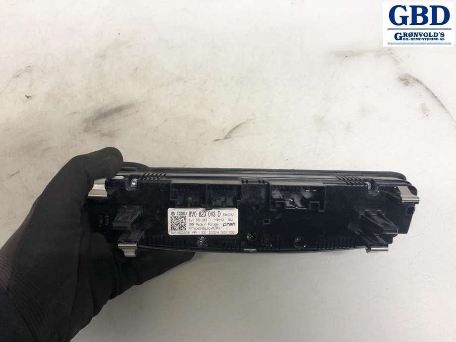 Audi A3, 2012-2016 (Type III, Fase 1) (8V0 820 043 D)