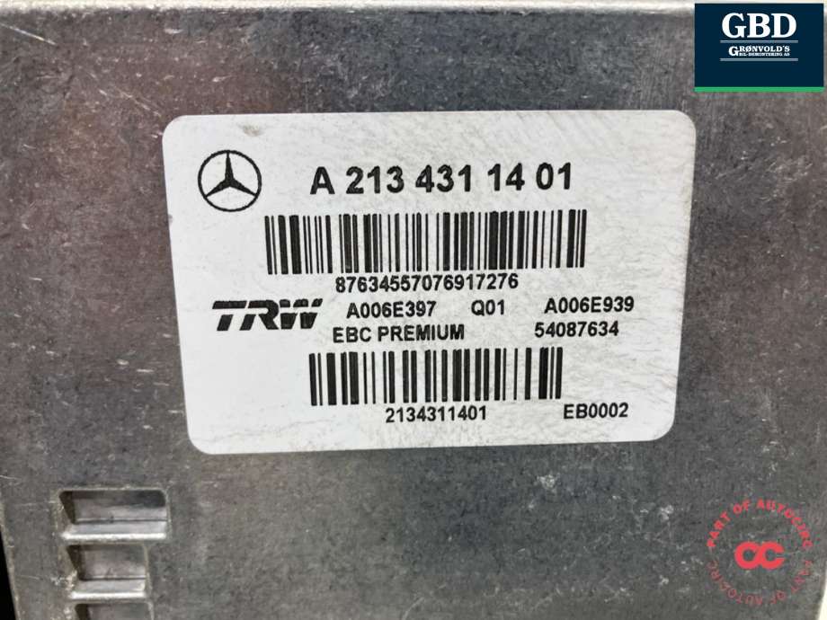 ABS sentral til Mercedes S-Klasse 2013-2020 (W222) (W222) (A 213 431 62 01|A 213 431 41 01|A 213 431 14 01)