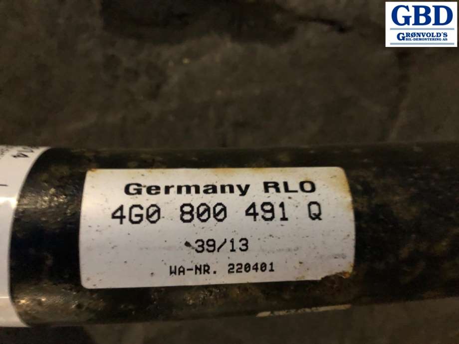 Audi A6, 2011-2014 (Type IV, Fase 1) (C7) (4G0 800 491 Q)