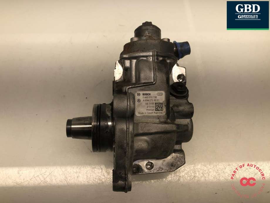 Dieselpumpe til Mercedes E-Klasse 2016-2023 (W213) (W213) (A 654 070 93 02|A 654 070 43 01| A 654 070 93 02|0 445 010 736)