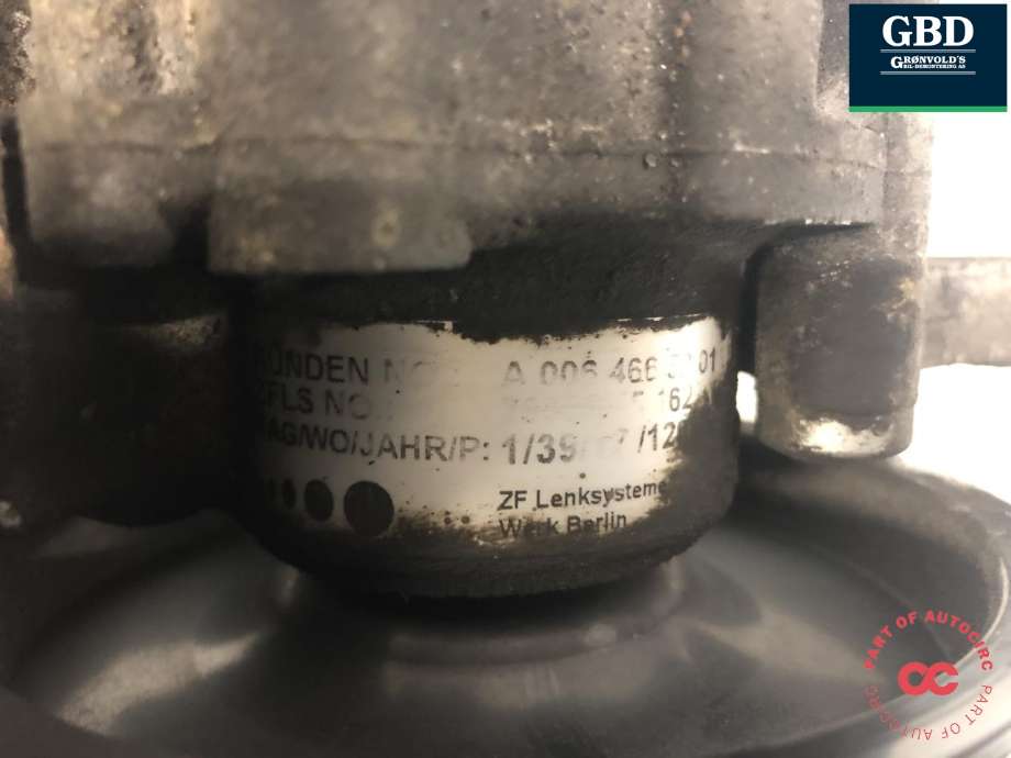Servo pumpe mekanisk til Mercedes Sprinter 2013-2018 (Fase 2) (906) (906) (A 006 466 52 01|A 006 466 52 01 80|)