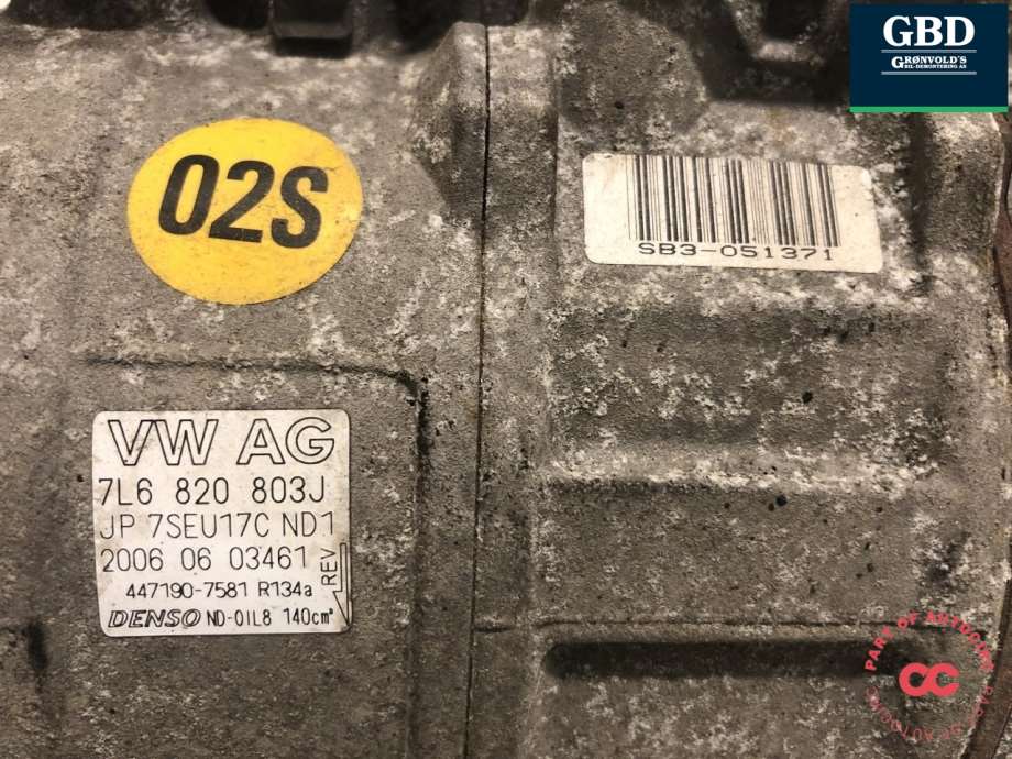 Audi Q7, 2006-2010 (Type I, Fase 1) (DENSO|7P0 820 803 N|7L6 820 803 T)