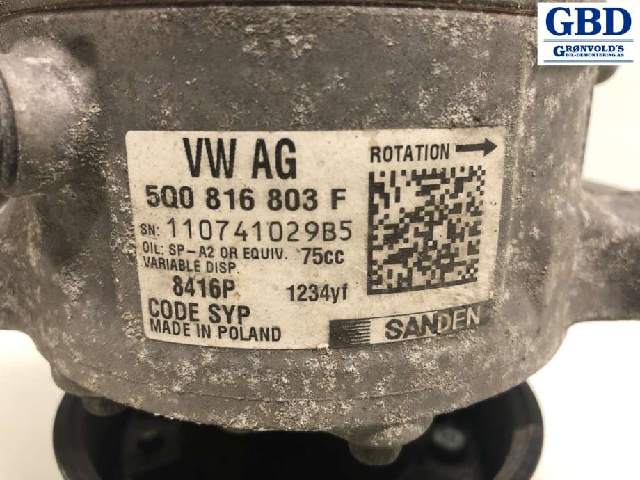 VW Passat, 2015-2019 (B8, Fase 1) (5Q0 816 803 H|500 816 803 F)