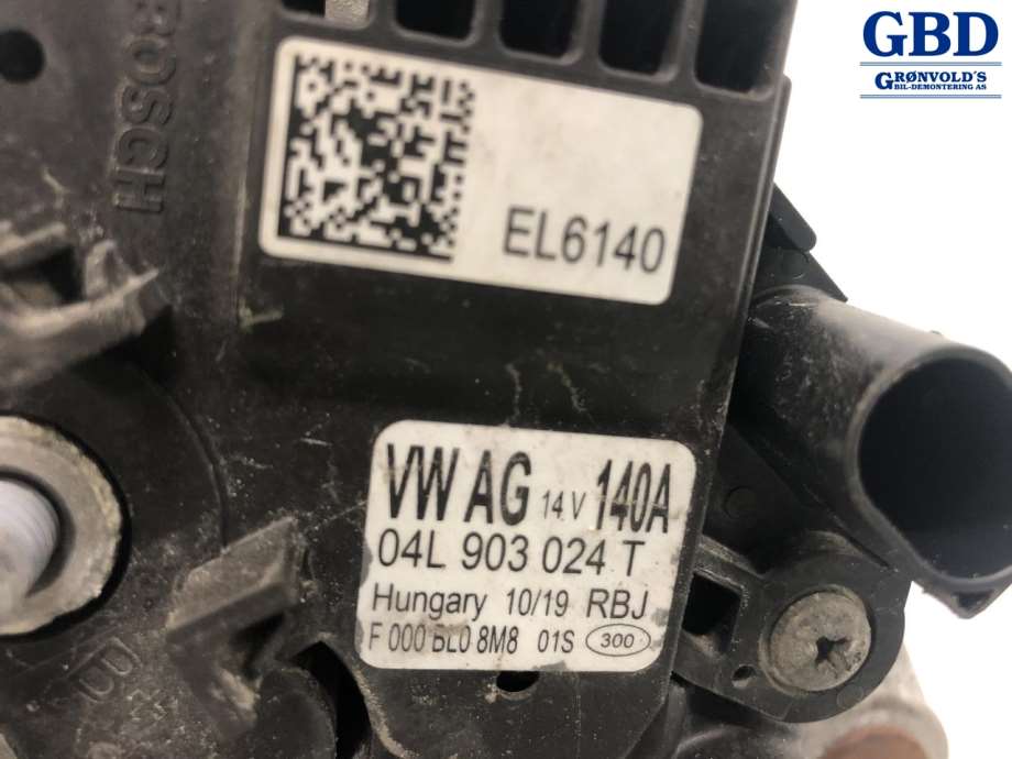 VW Passat, 2015-2019 (B8, Fase 1) (BOSCH|04L 903 021 G|04L 903 024 T)