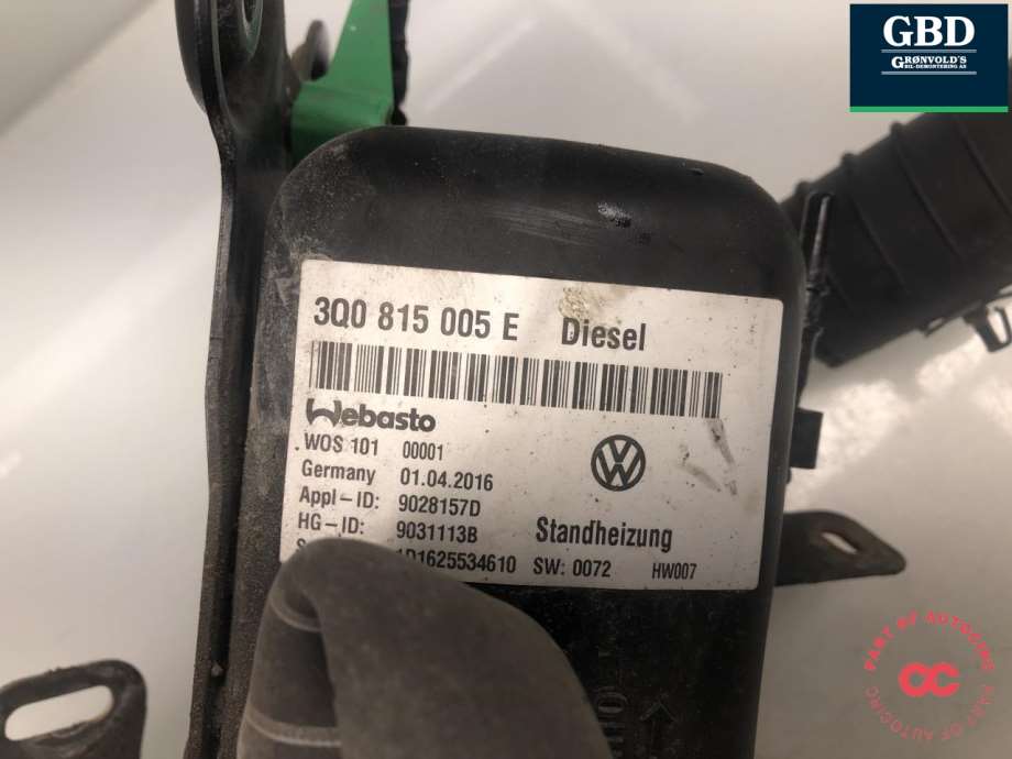 VW Passat, 2015-2019 (B8, Fase 1) (5WA 815 007 E|5Q0 898 008 F)