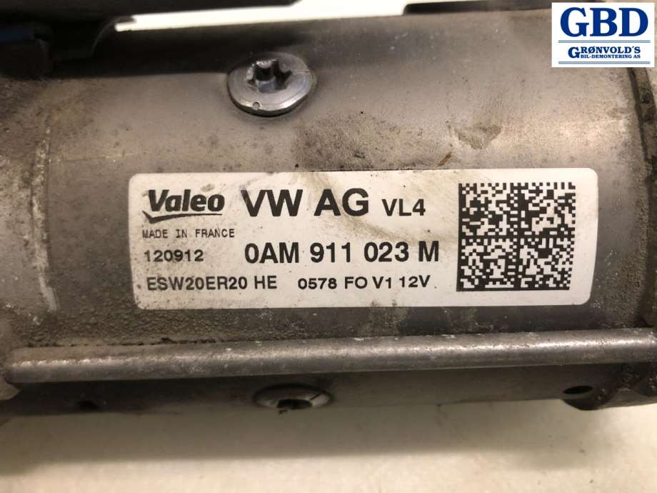 VW Golf VII, 2012-2017 (Fase 1) (VALEO|0AM 911 021 E|0AM 911 023 M)