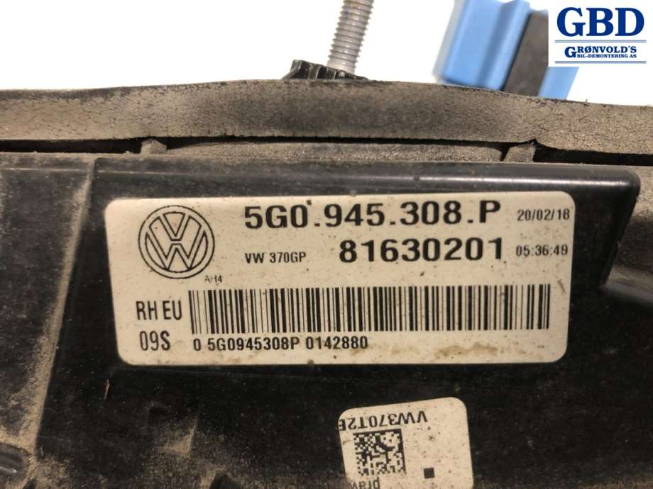 VW Golf VII, 2017-2020 (Fase 2) (5G0 945 308 P)