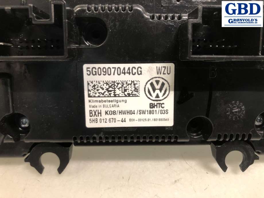 VW Golf VII, 2017-2020 (Fase 2) (5G0 907 044 EC|5G0907044CG)