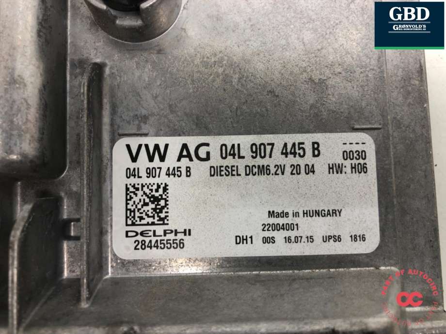 Styreenhet motor til Škoda Octavia 2013-2016 (Type III, Fase 1)  (04L 906 021 AR 5E0|04L 906 021 AR|)
