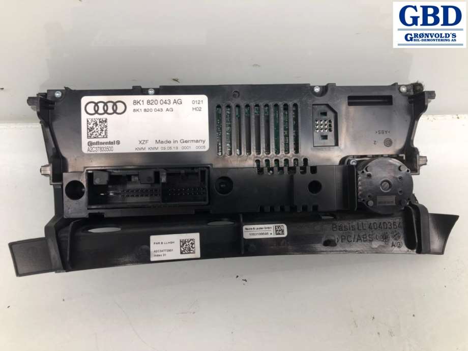 Audi Q5, 2012-2017 (Type I, Fase 2) (8K1 820 043 AG)