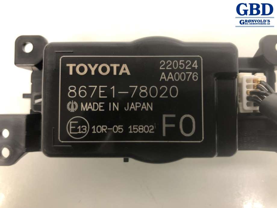 Toyota bZ4X, 2022- (867E178020)