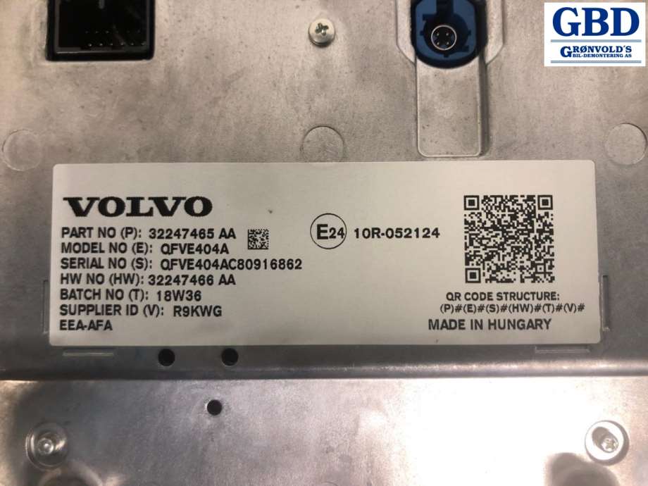 Volvo V90 / V90 CC / S90, 2016- (36010873|32247465)