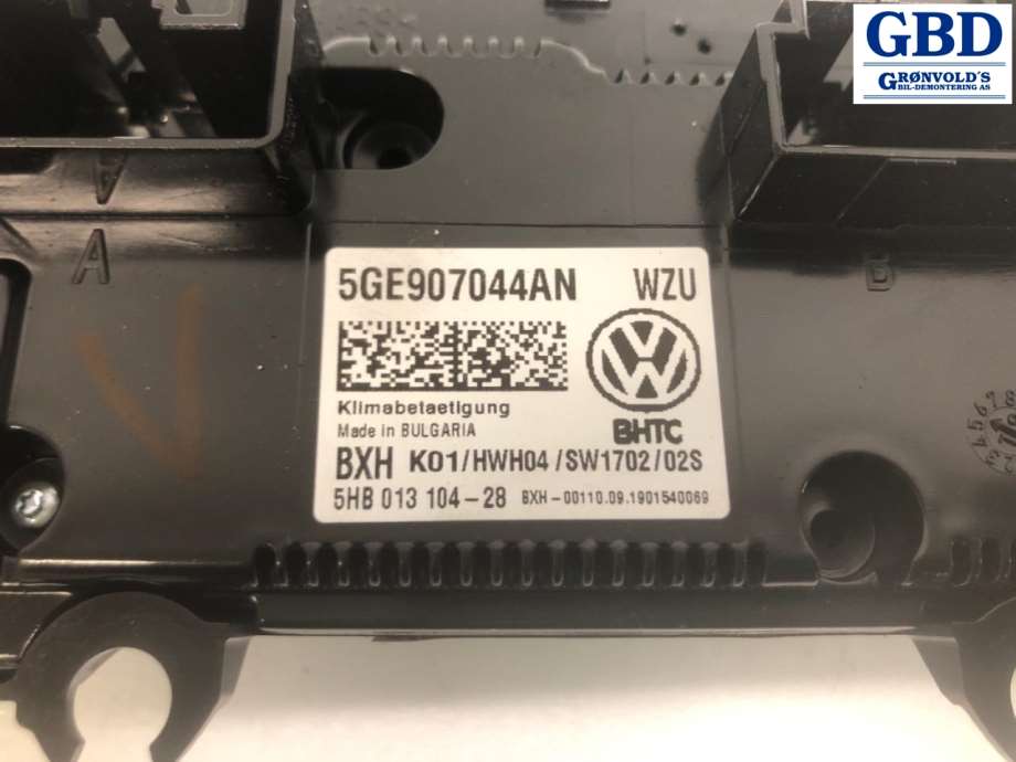 VW e-Golf, 2017-2020 (Fase 2) (5GE 907 044 AN)